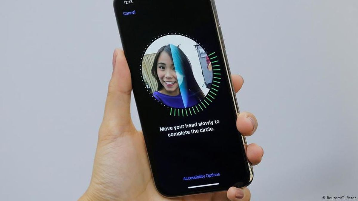 Face ID hoạt động trên iPhone