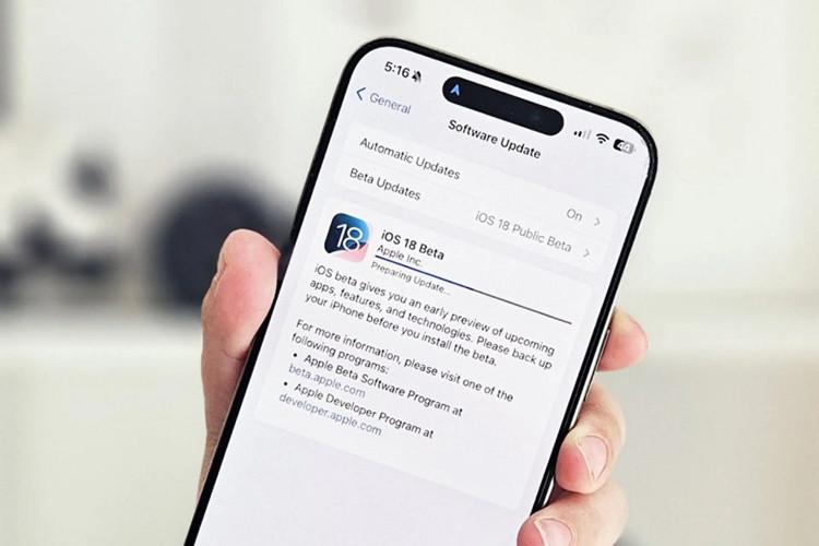 iOS Beta trên iPhone