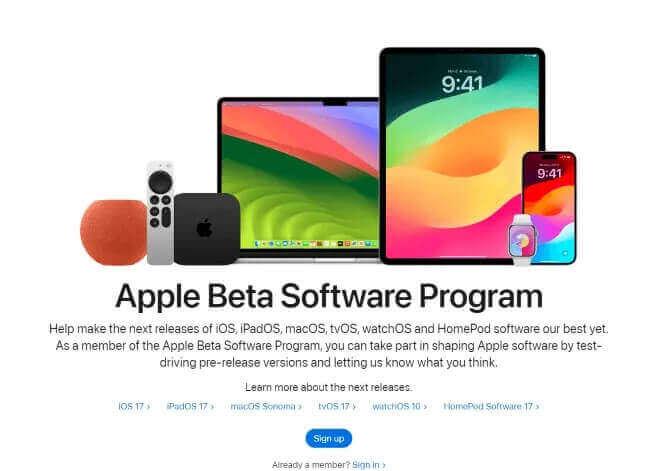 Quy trình cập nhật iOS Beta